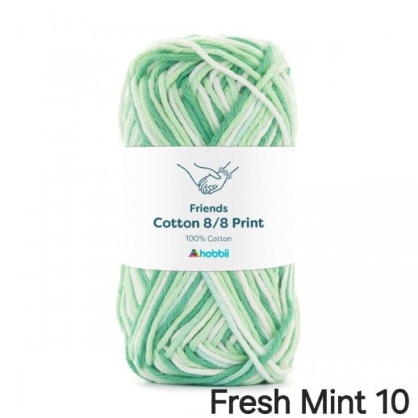 Fil Hobbii Friends Print  8/8/Fresh Mint 10