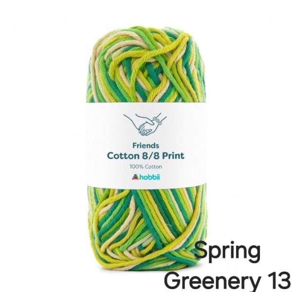 Fil Hobbii Friends Print  8/8/Spring Greenery 13
