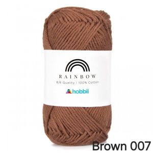 Fil Hobbii Rainbow  8/6/Brown 007