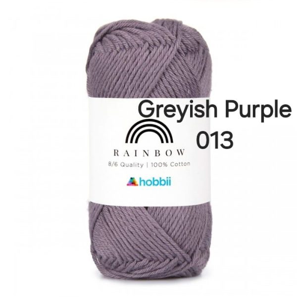 Fil Hobbii Rainbow  8/6/Greyish Purple 013
