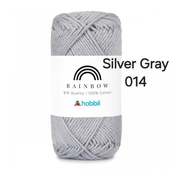 Fil Hobbii Rainbow  8/6/Silver Gray 014