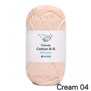 Fil Hobbii Friends 8/6/Cream 04