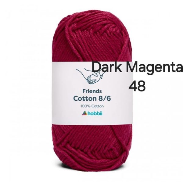 Fil Hobbii Friends 8/6/Dark Magenta 48