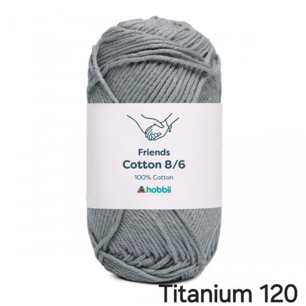 Fil Hobbii Friends 8/6/Titanium 120