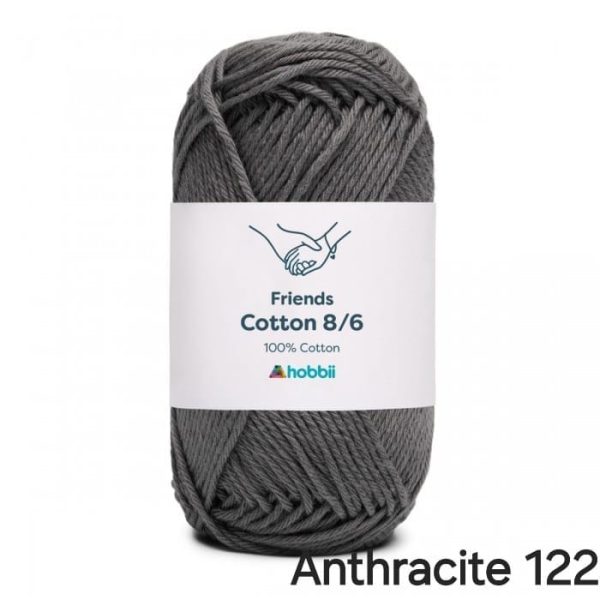 Fil Hobbii Friends 8/6/Anthracite 122