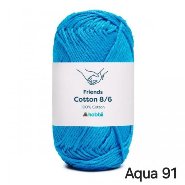 Fil Hobbii Friends 8/6/Aqua 91
