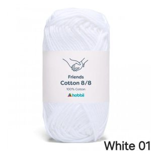 Fil Hobbii Friends 8/8/White 01