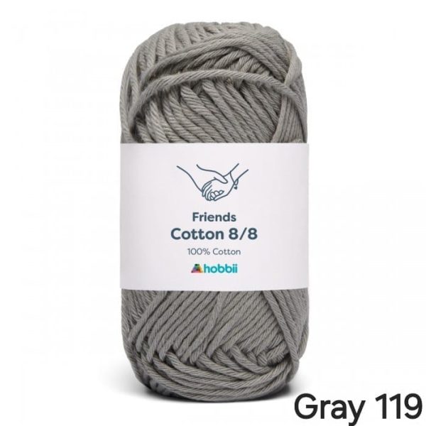Fil Hobbii Friends 8/8/Gray 119
