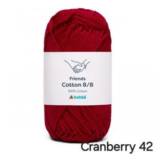 Fil Hobbii Friends 8/8/Cranberry 42