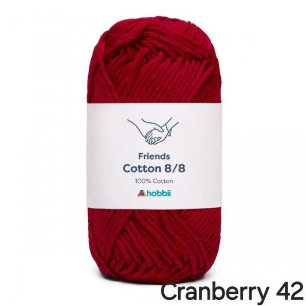 Fil Hobbii Friends 8/8/Cranberry 42