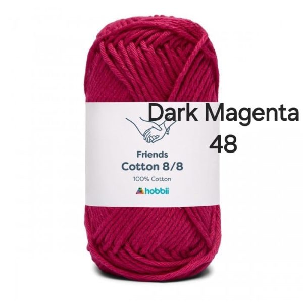 Fil Hobbii Friends 8/8/Dark Magenta 48