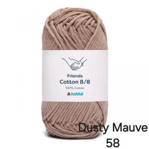 Fil Hobbii Friends 8/8/Dusty Mauve 58