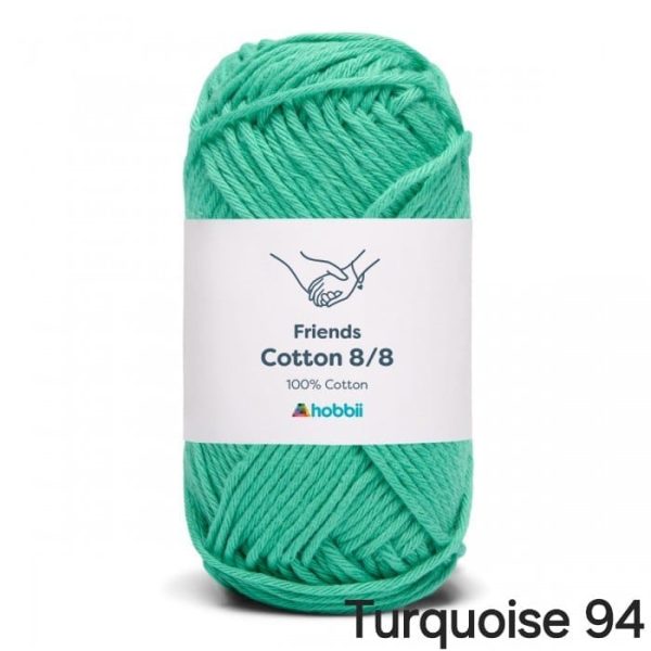 Fil Hobbii Friends 8/8/Turquoise 94