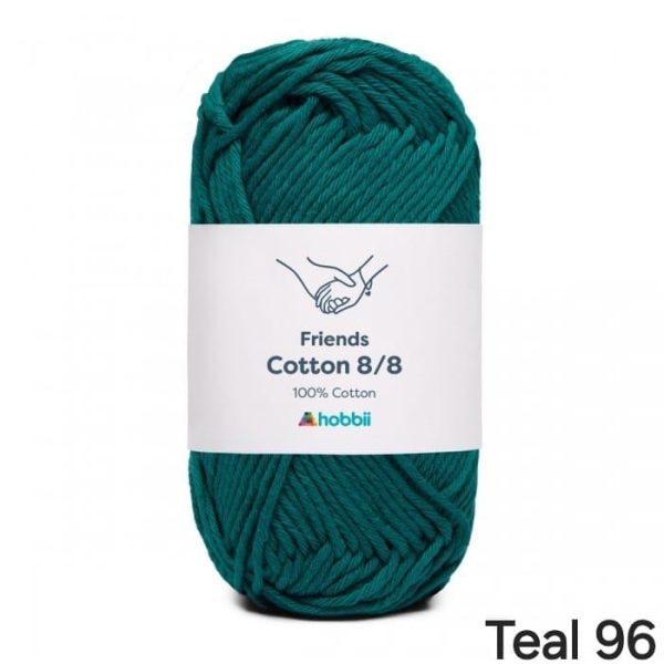 Fil Hobbii Friends 8/8/Teal 96