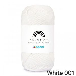 Fil Hobbii Rainbow  8/6/White 001