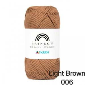 Fil Hobbii Rainbow  8/6/Light Brown 006