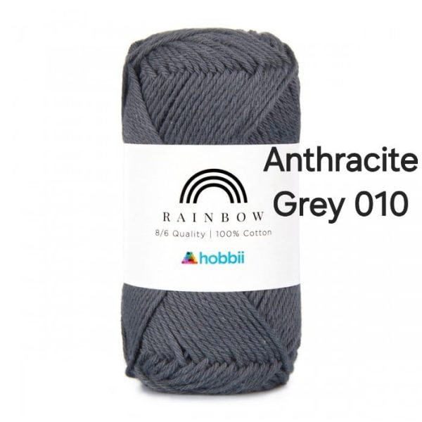 Fil Hobbii Rainbow  8/6/Anthracite Grey 010