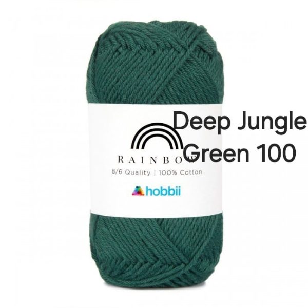 Fil Hobbii Rainbow  8/6/Deep Jungle Green 100