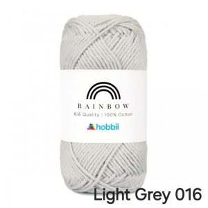 Fil Hobbii Rainbow  8/6/Light Grey 016