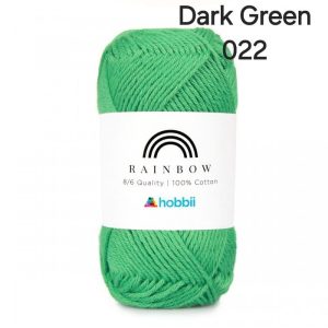 Fil Hobbii Rainbow  8/6/Dark Green 022