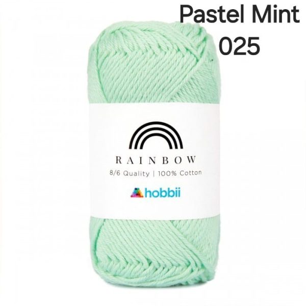 Fil Hobbii Rainbow  8/6/Pastel Mint 025