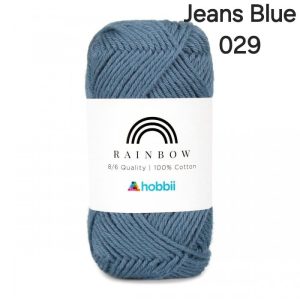 Fil Hobbii Rainbow  8/6/Jeans Blue 029