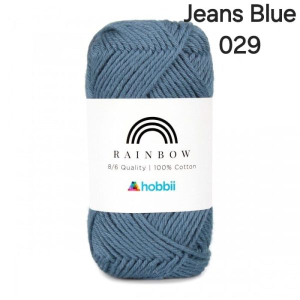Fil Hobbii Rainbow  8/6/Jeans Blue 029