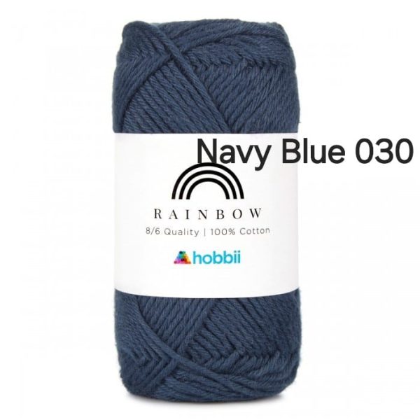 Fil Hobbii Rainbow  8/6/Navy Blue 030