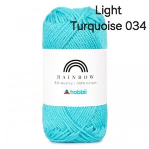 Fil Hobbii Rainbow  8/6/Light Turquoise 034