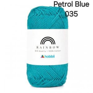 Fil Hobbii Rainbow  8/6/Petrol Blue 035