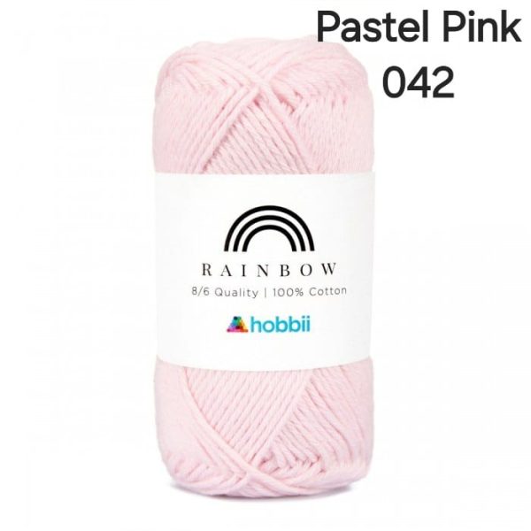 Fil Hobbii Rainbow  8/6/Pastel Pink 042