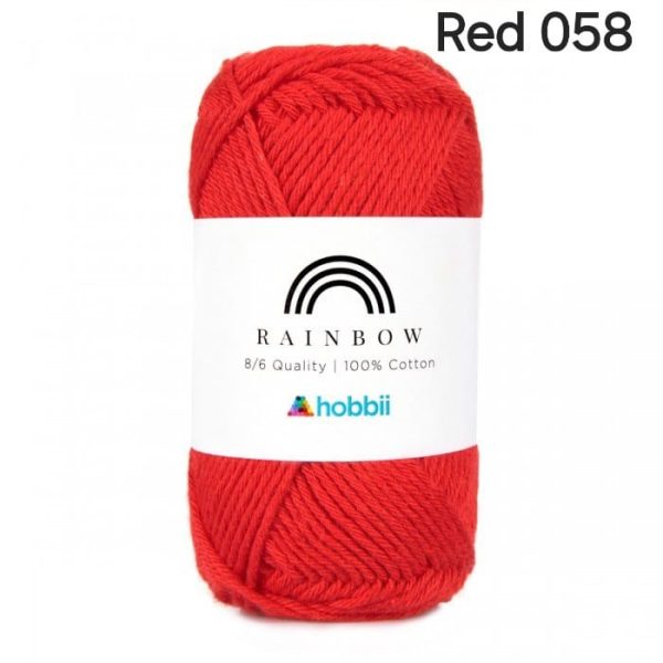 Fil Hobbii Rainbow  8/6/Red 058