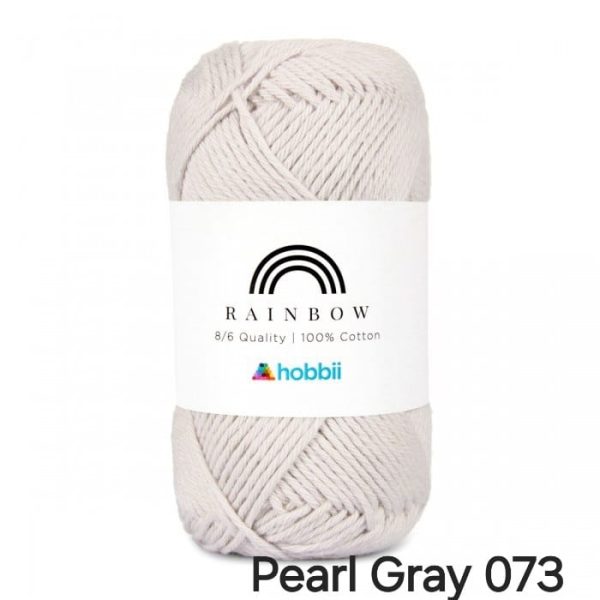 Fil Hobbii Rainbow  8/6/Pearl Gray 073