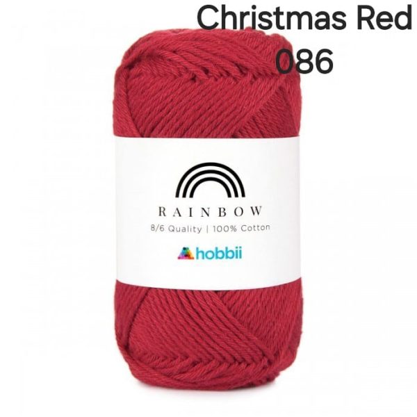 Fil Hobbii Rainbow  8/6/Christmas Red 086