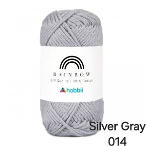 Fil Hobbii Rainbow 8/8/Silver Gray 014