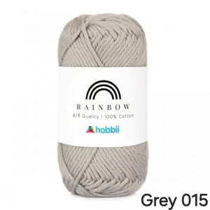 Fil Hobbii Rainbow 8/8/Grey 015