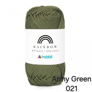 Fil Hobbii Rainbow 8/8/Army Green 021