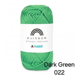 Fil Hobbii Rainbow 8/8/Dark Green 022