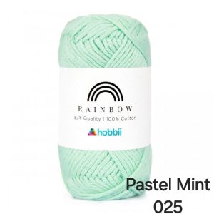 Fil Hobbii Rainbow 8/8/Pastel Mint 025