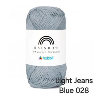 Fil Hobbii Rainbow 8/8/Light Jeans Blue 028
