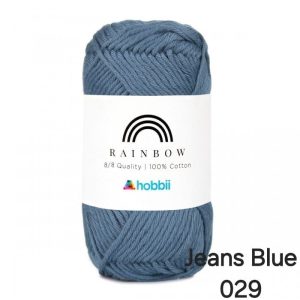 Fil Hobbii Rainbow 8/8/Jeans Blue 029