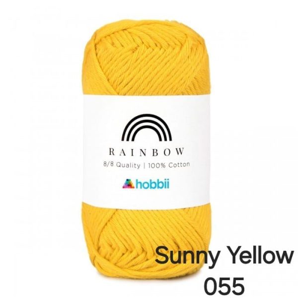 Fil Hobbii Rainbow 8/8/Sunny Yellow 055