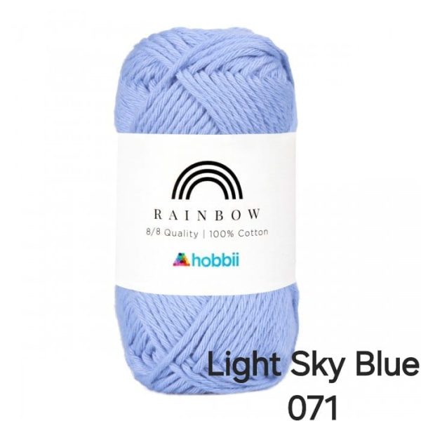 Fil Hobbii Rainbow 8/8/Light Sky Blue 071