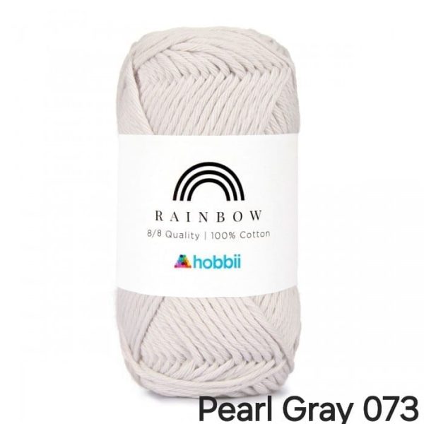 Fil Hobbii Rainbow 8/8/Pearl Gray 073