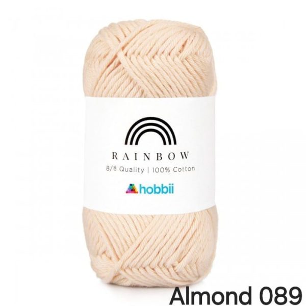 Fil Hobbii Rainbow 8/8/Almond 089