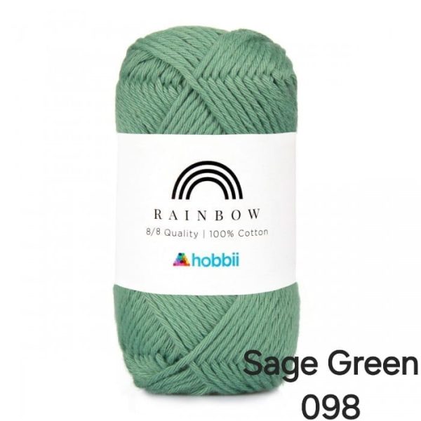Fil Hobbii Rainbow 8/8/Sage Green 098
