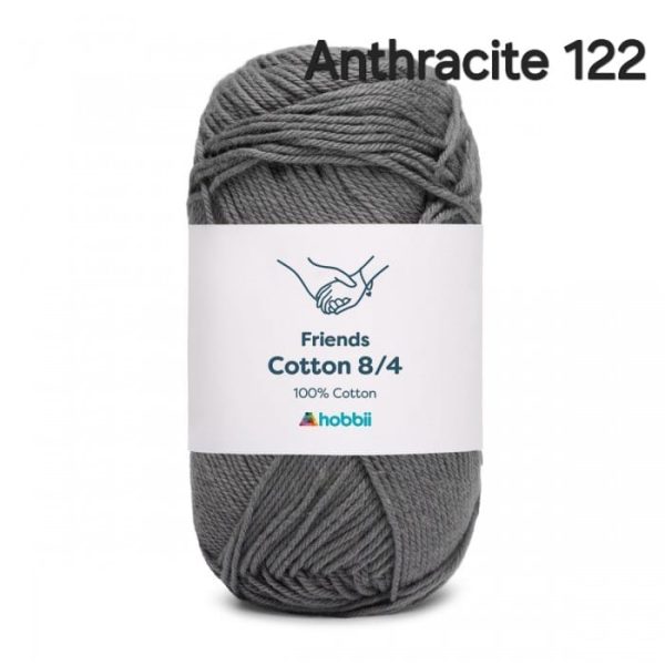 Fil Hobbii Friends 8/4/Anthracite 122