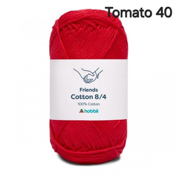 Fil Hobbii Friends 8/4/Tomato 40