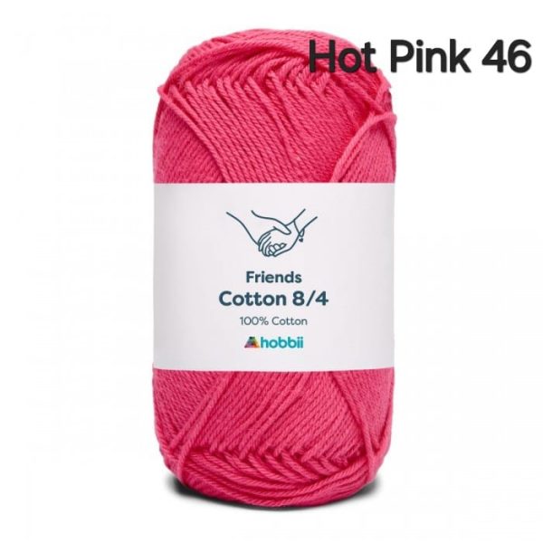 Fil Hobbii Friends 8/4/Hot Pink 46