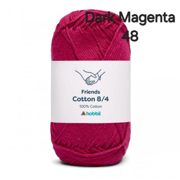 Fil Hobbii Friends 8/4/Dark Magenta 48